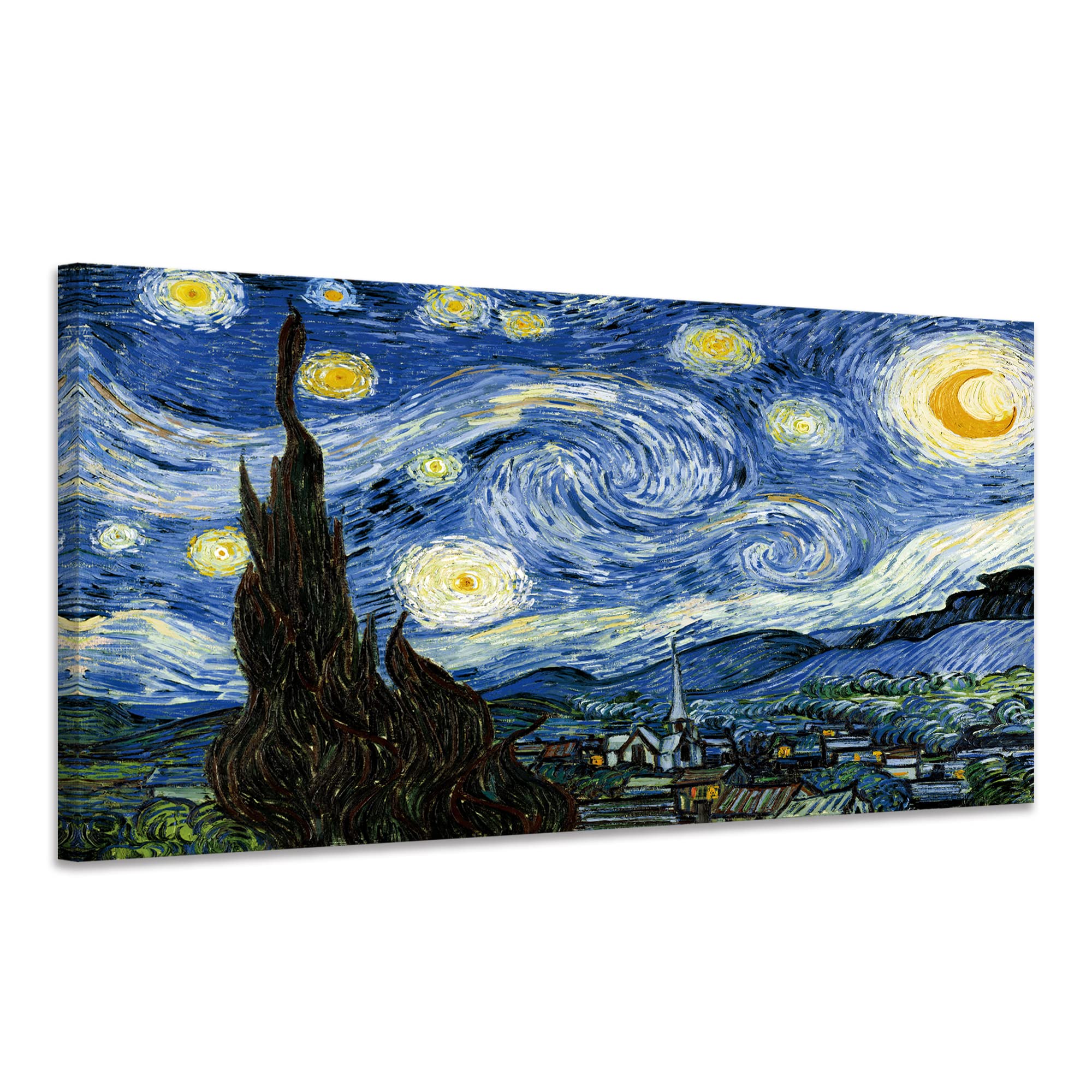 Amazon.co.jp: ゴッホ アートパネル 星月夜 絵画 ポスター 複製画