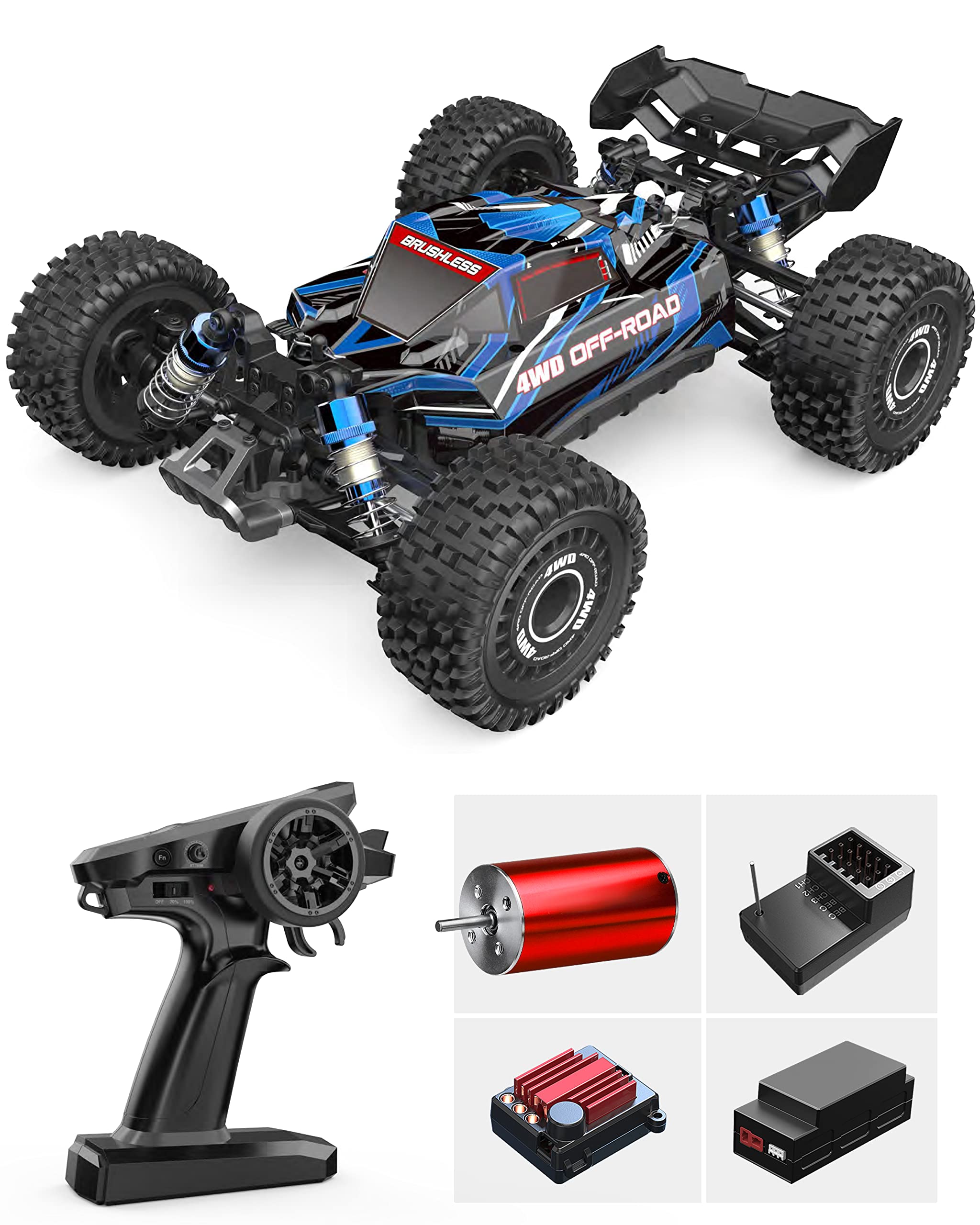 Amazon.co.jp: TesPower MJX Hyper GO 16207 3Sバッテリー付き 1/16