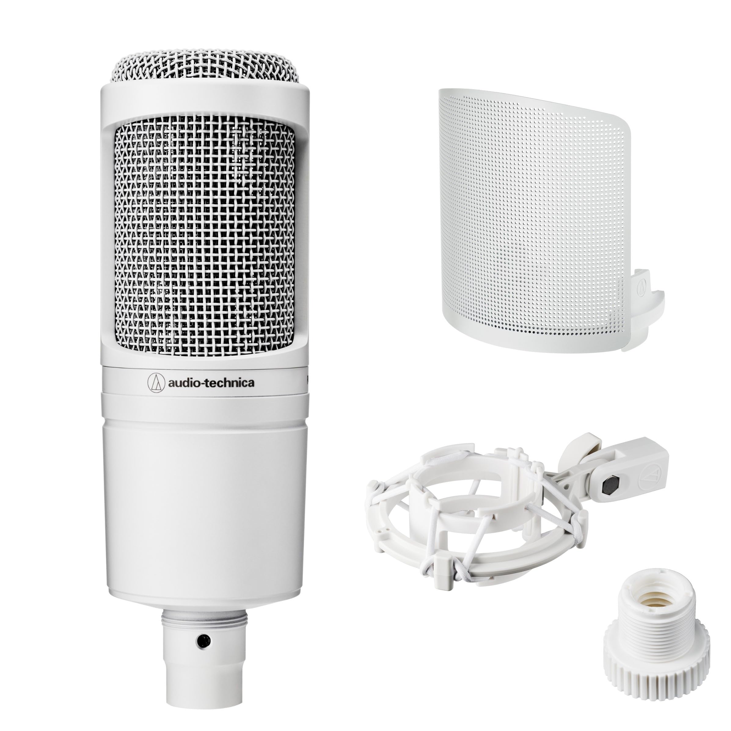 Amazon | オーディオテクニカ AT2020 CWH コンデンサーマイク XLR 動画