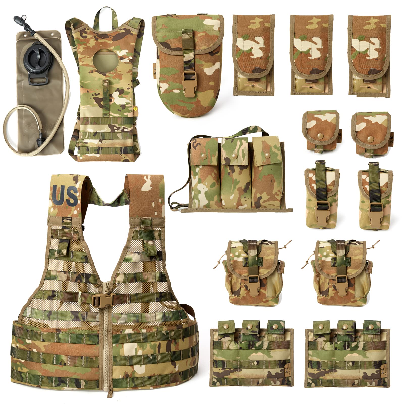 Amazon.co.jp: [MT] Military MOLLE 2アーミーベスト、ライフルマン