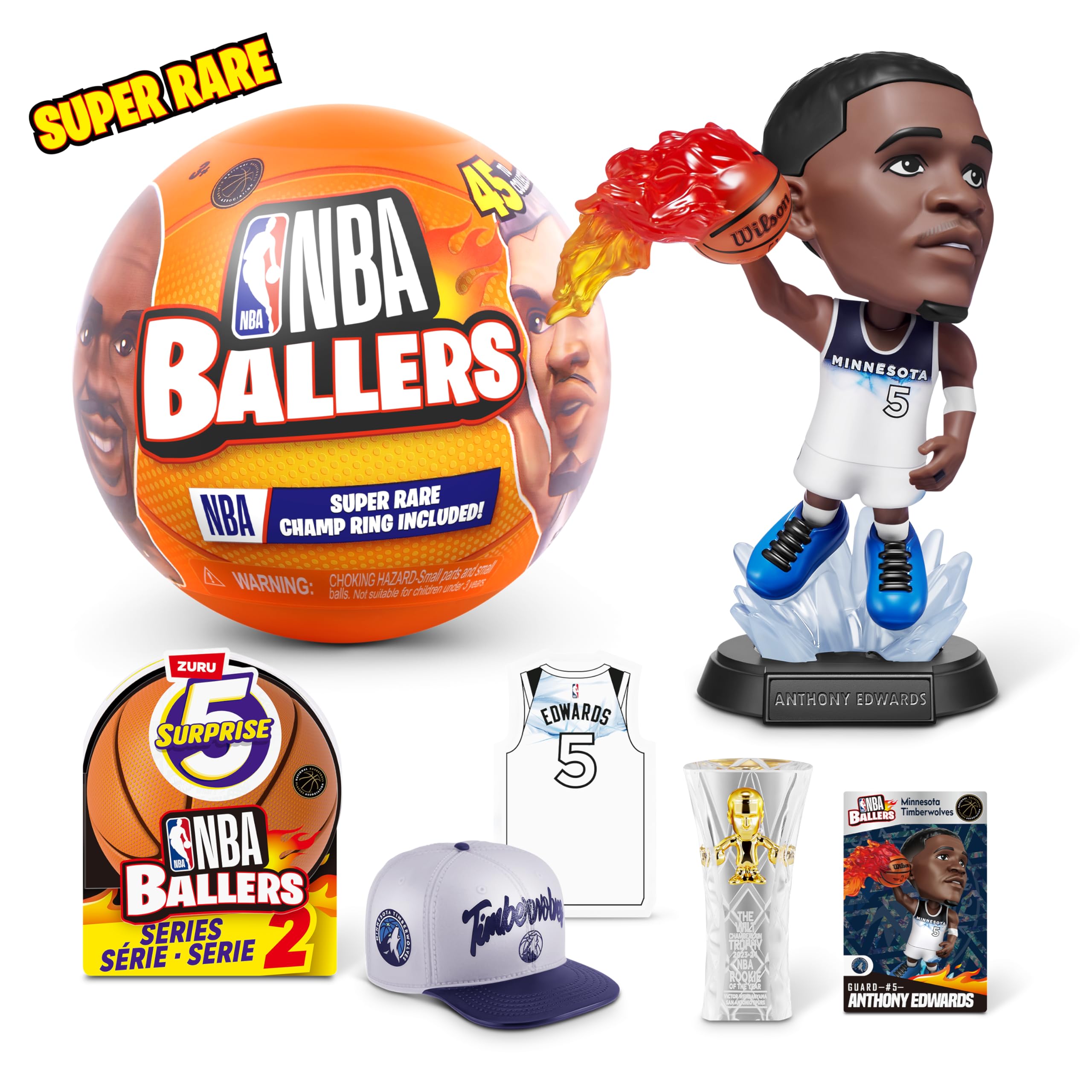 Amazon.co.jp: ZURUのサプライズNBAボーラーシリーズ25個。NBA