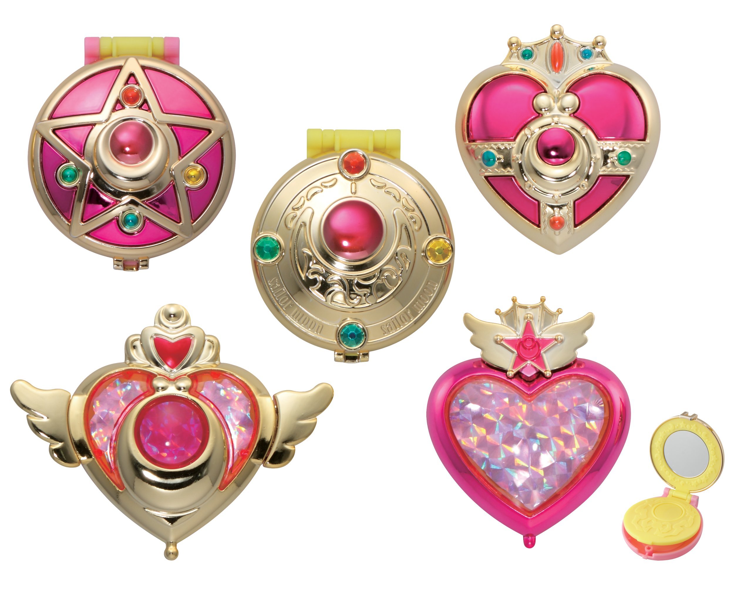 Amazon | 美少女戦士セーラームーン 変身コンパクトミラー 全5種セット