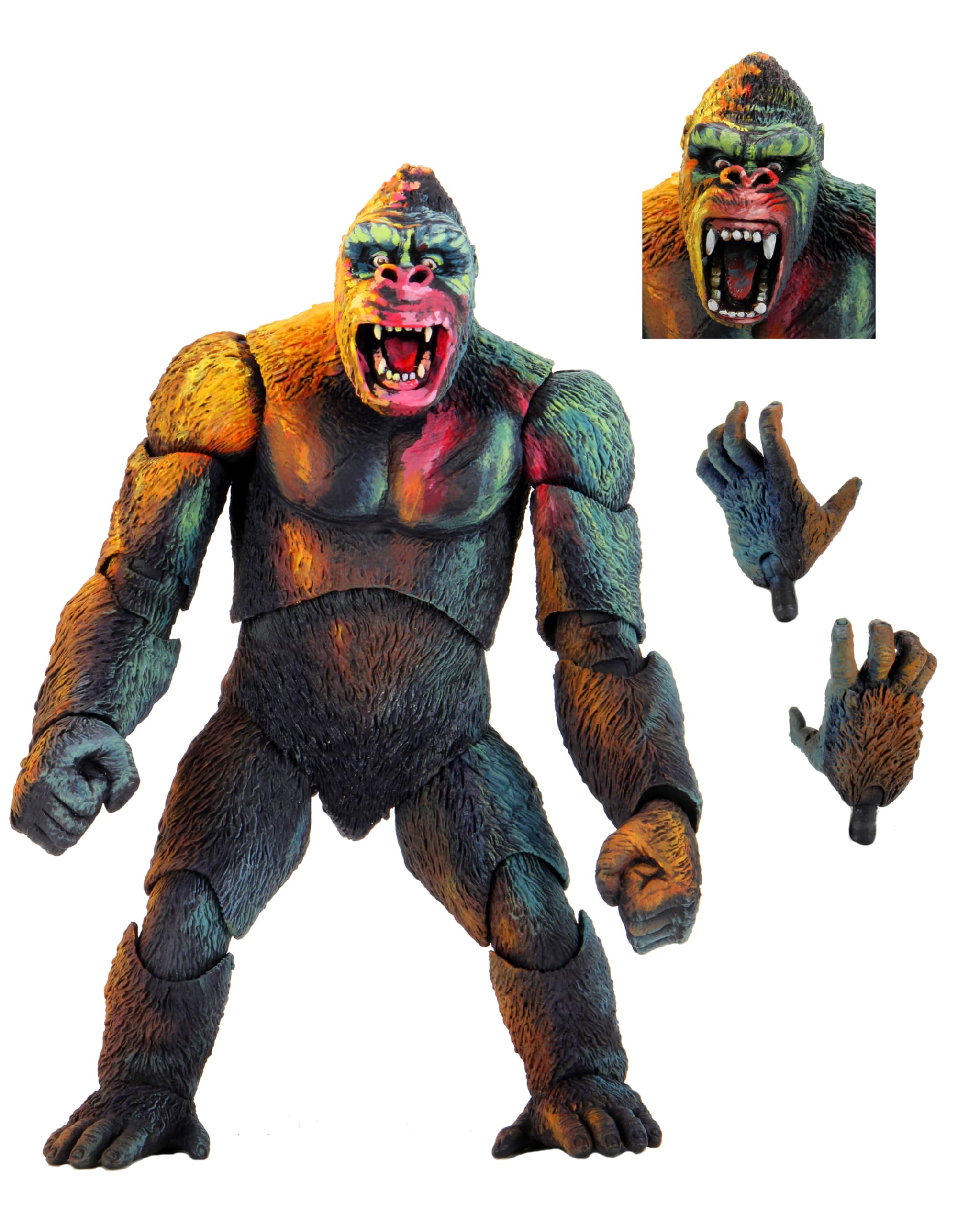 Amazon | 限定 イラストカラー版 ネカ キングコング フィギュア NECA
