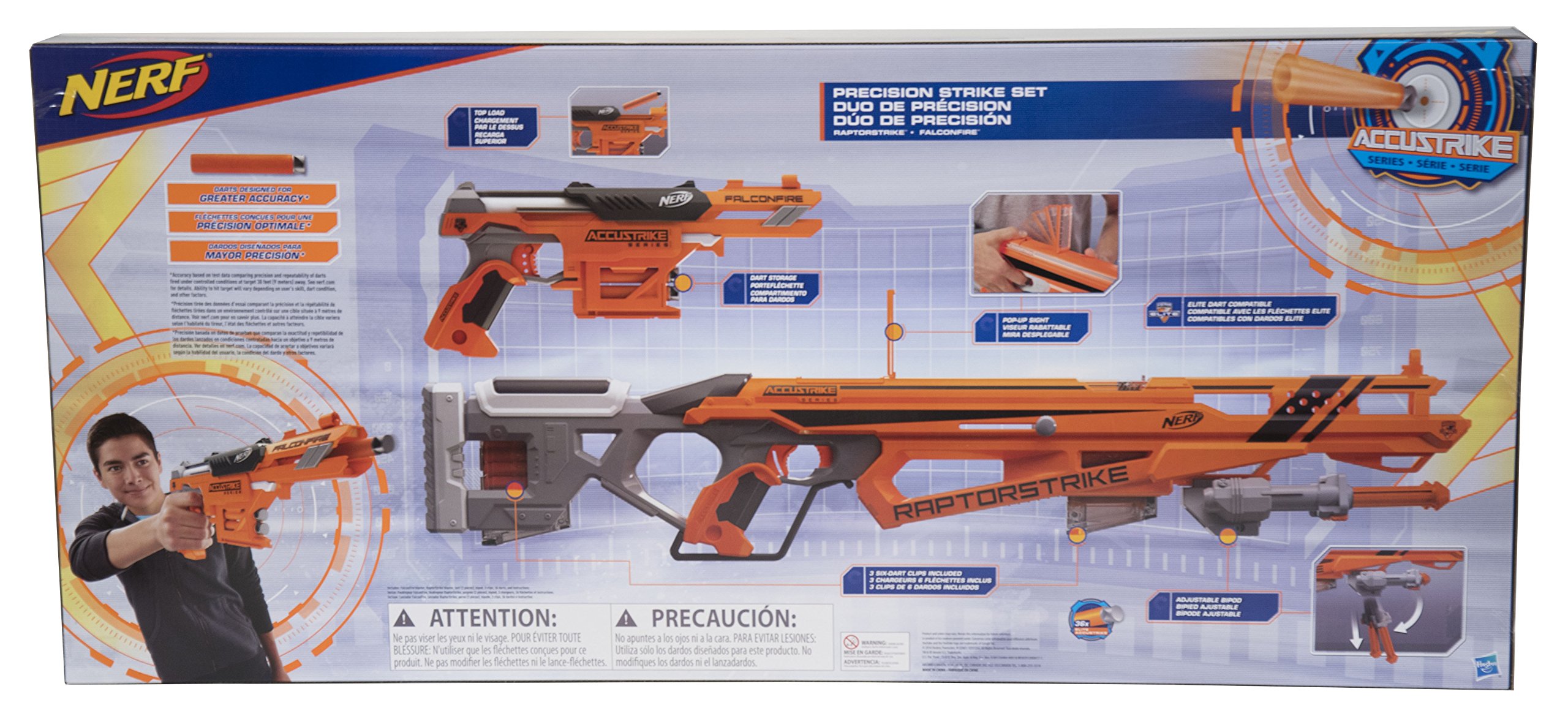 Amazon.com: Nerf N-Strike Elite Precision Strike Set RaptorStrike