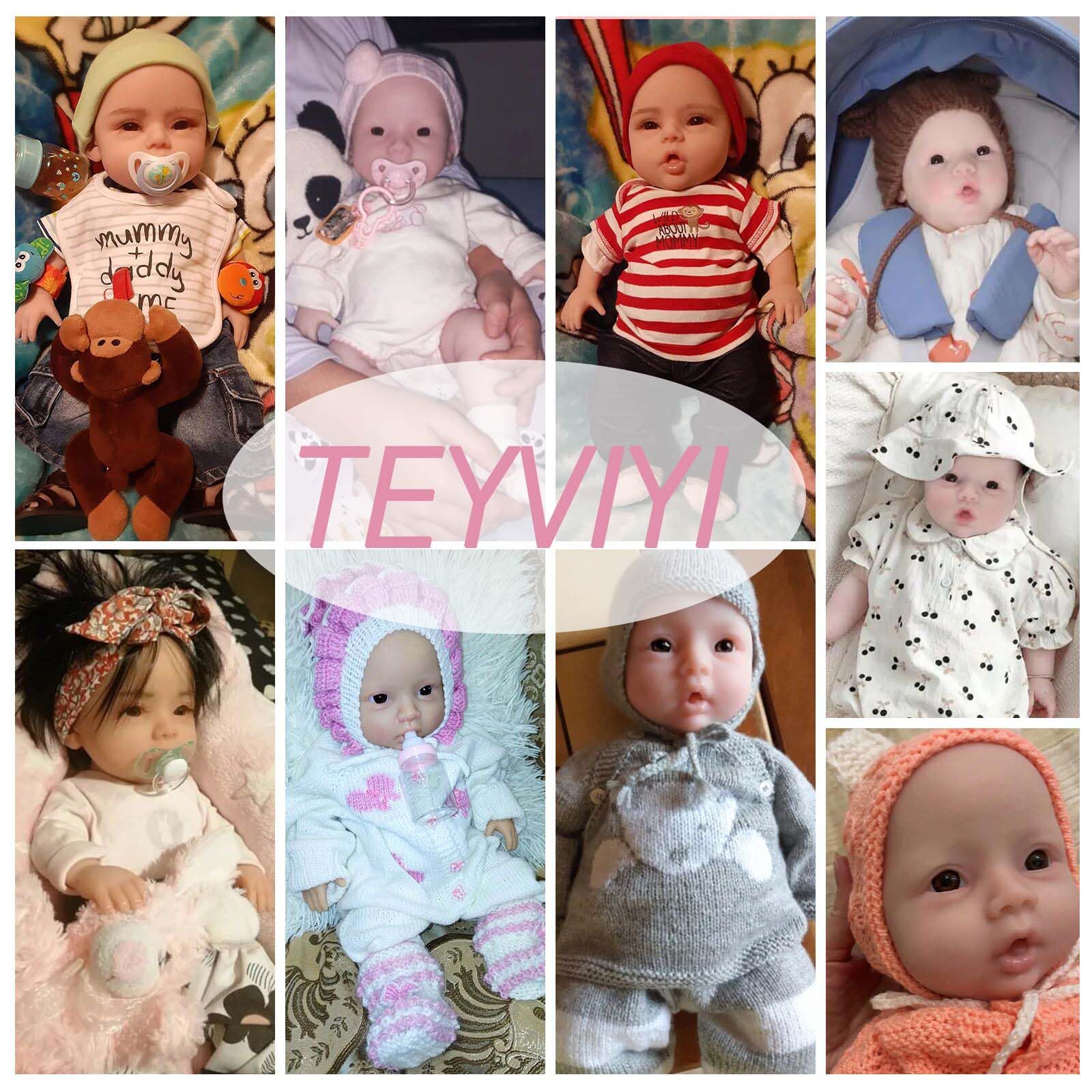 Amazon | TEYVIYI リボーンドール 人形 47cm 骨格付き リアル 赤ちゃん