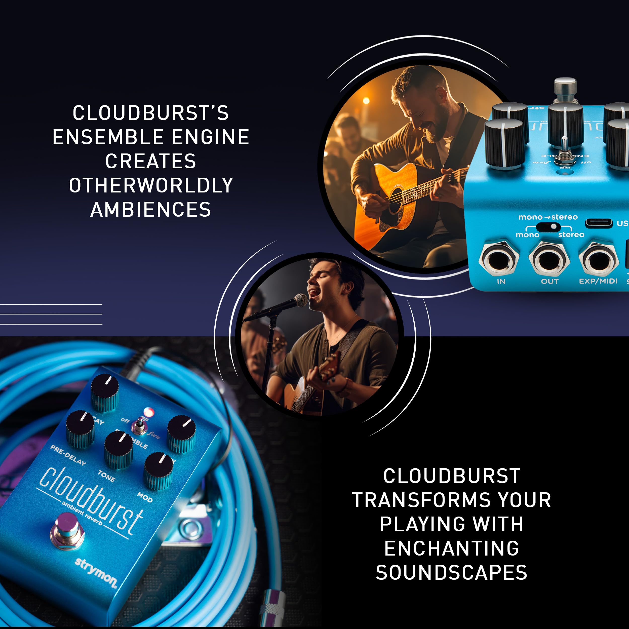 Amazon | Strymon/Cloudburst クラウドバースト リバーブ ストライモン