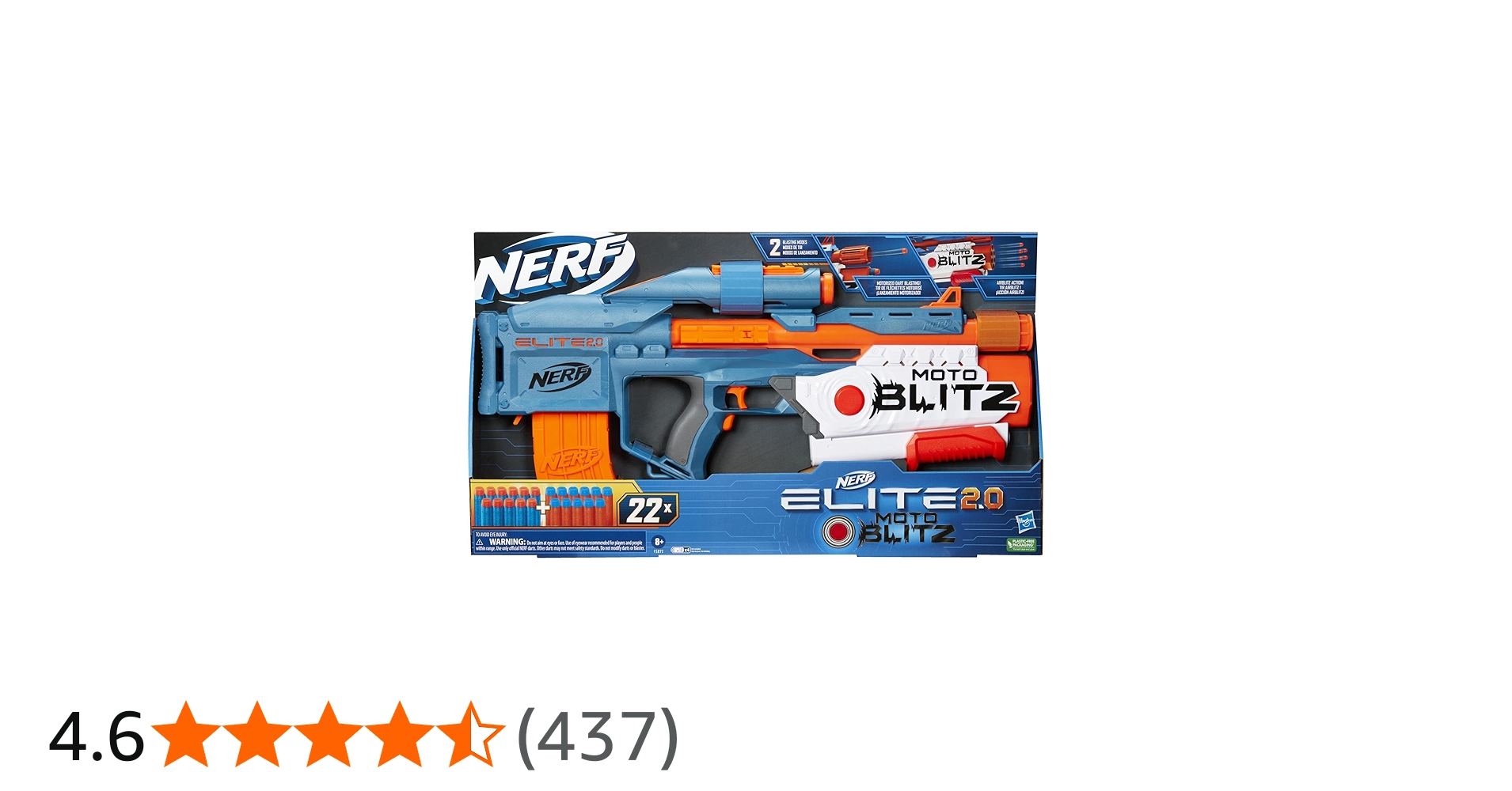 Amazon.co.jp: Nerf Elite 2.0 Motoblitz CS 10 ブラスターガン