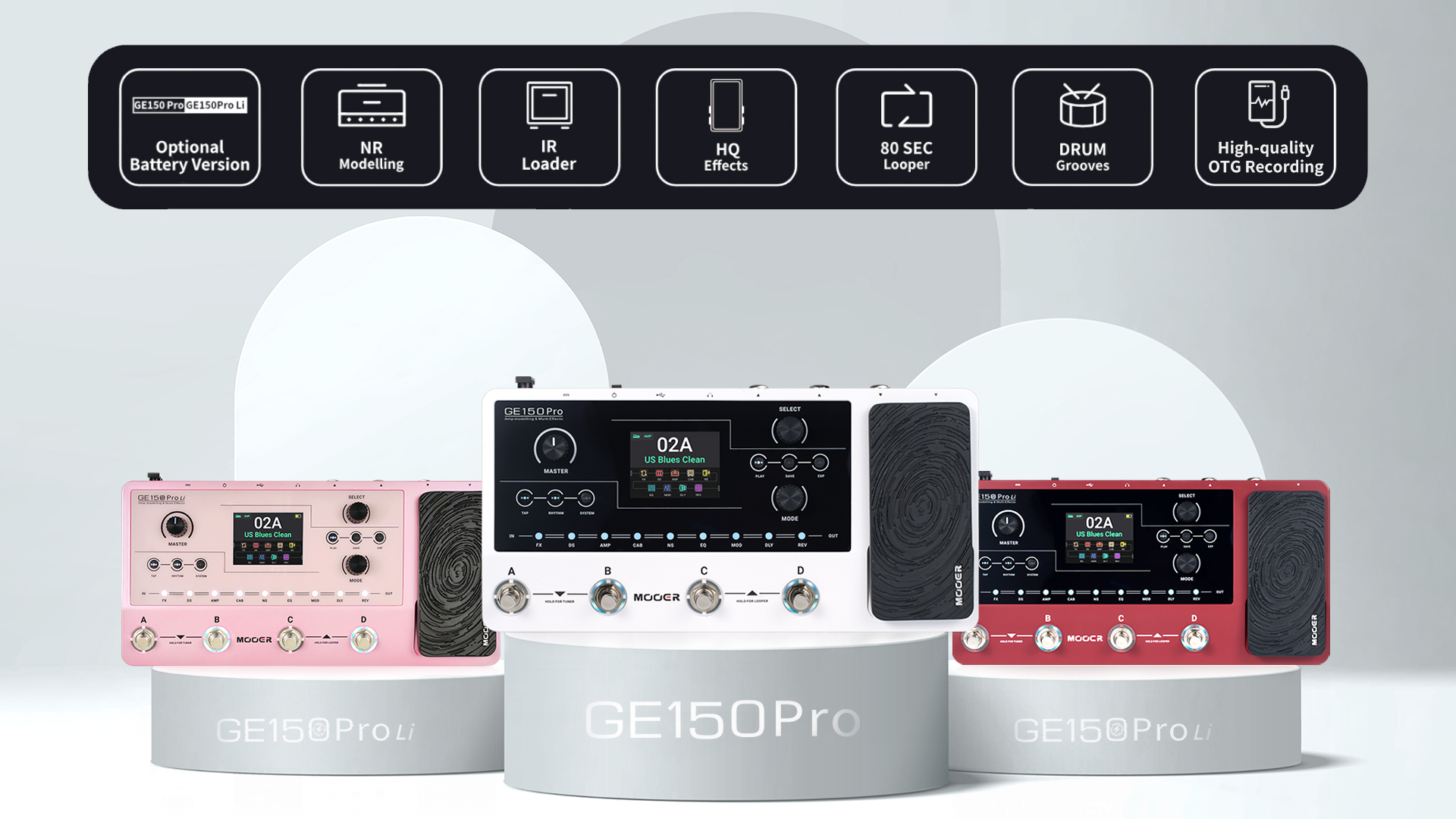 Amazon.com: MOOER GE150 Pro Li Guitar Amp Modelling Multi Effects