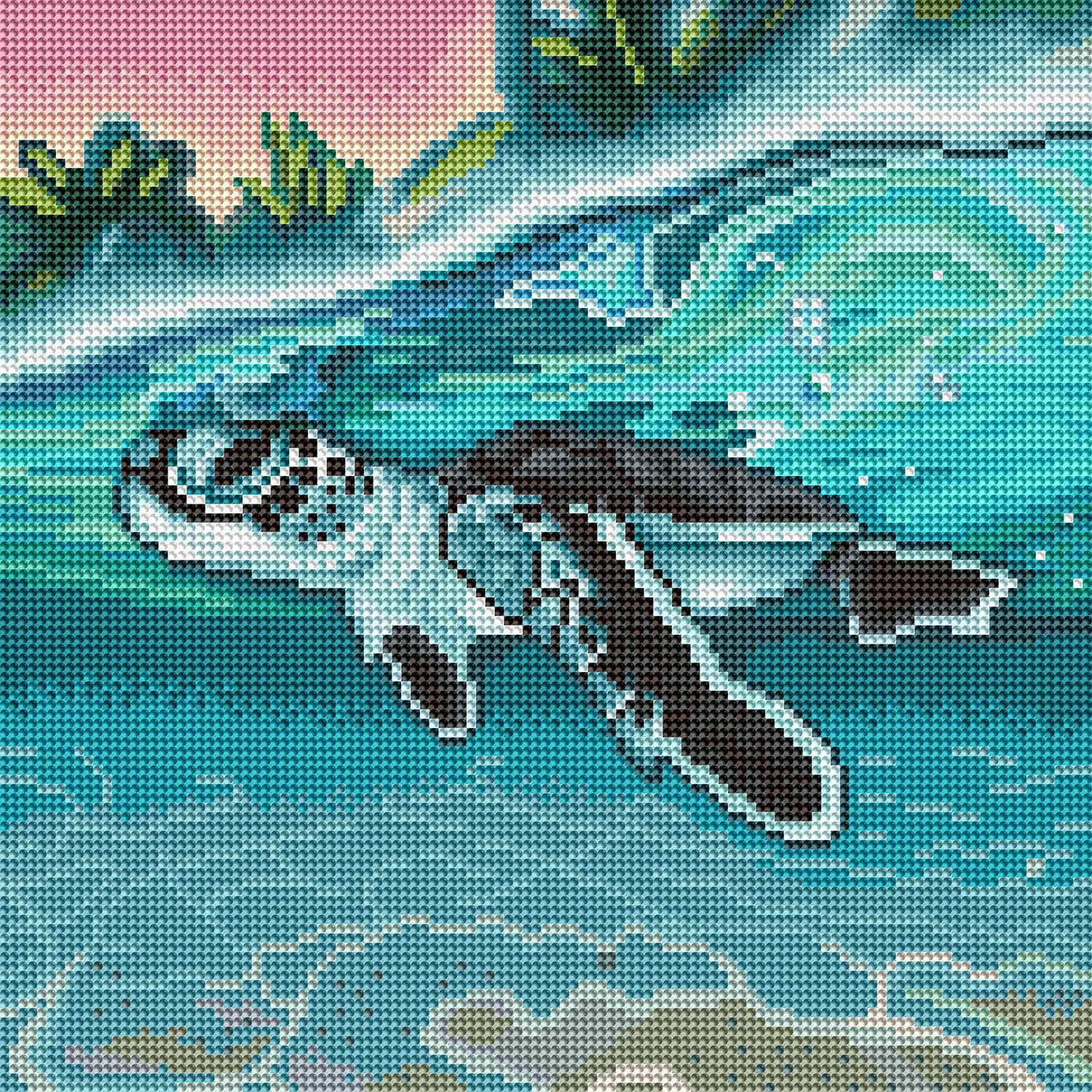 Amazon.com: DIAMOND ART CLUB Tropical Sea Turtle Diamond Painting