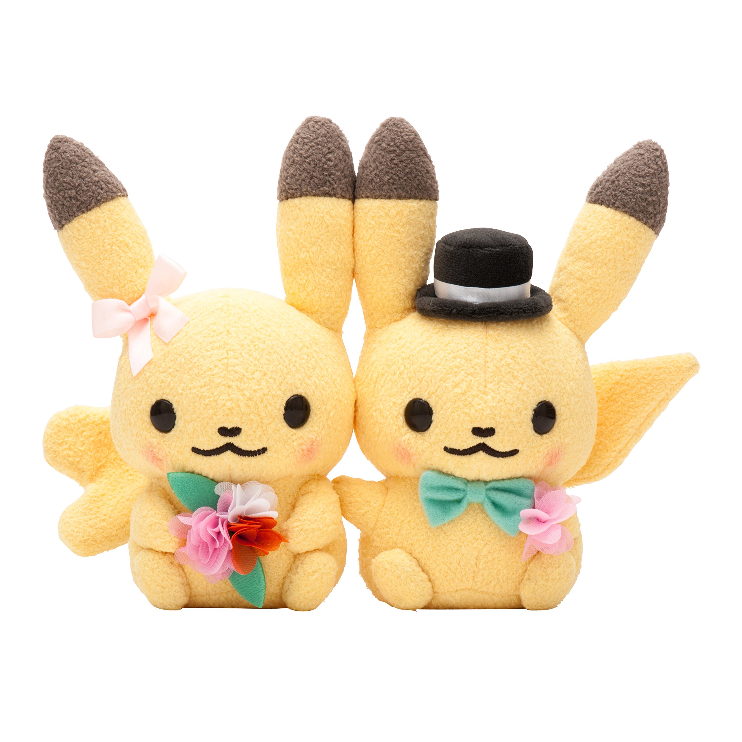 Amazon.co.jp: ポケモンセンターオリジナル ピカチュウペアぬいぐるみ