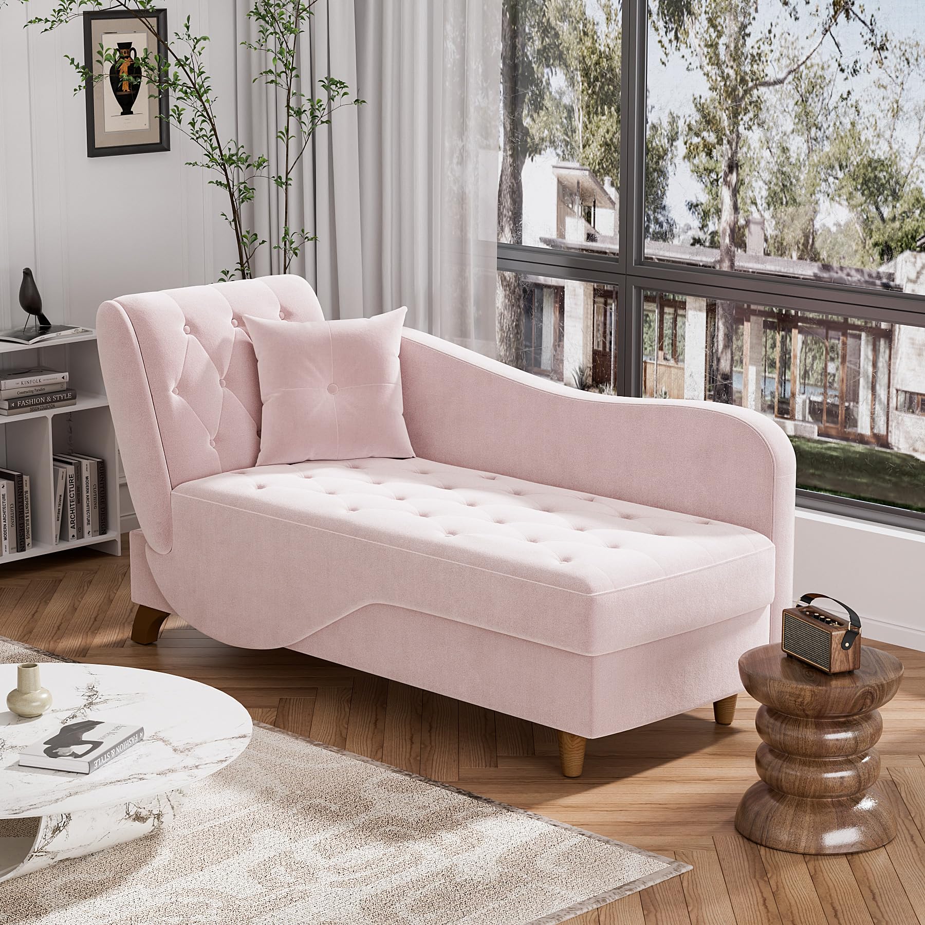 Amazon.com: DAMAIFROM Chaise Lounge Chair Indoor with Storage