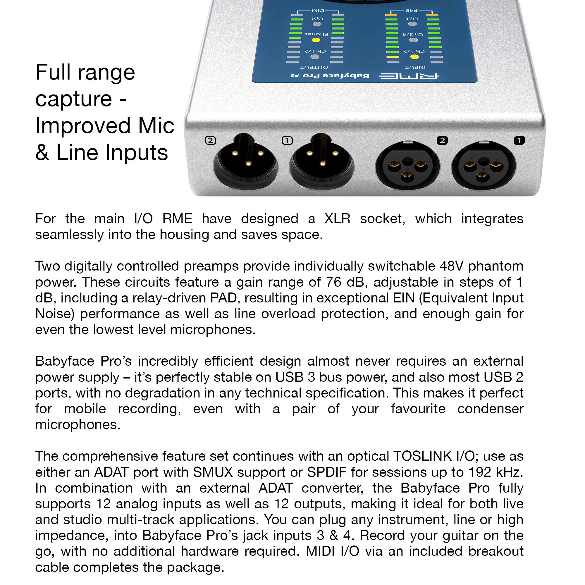 Amazon.com: Babyface Pro FS 24 Channel 192khz High Precision USB
