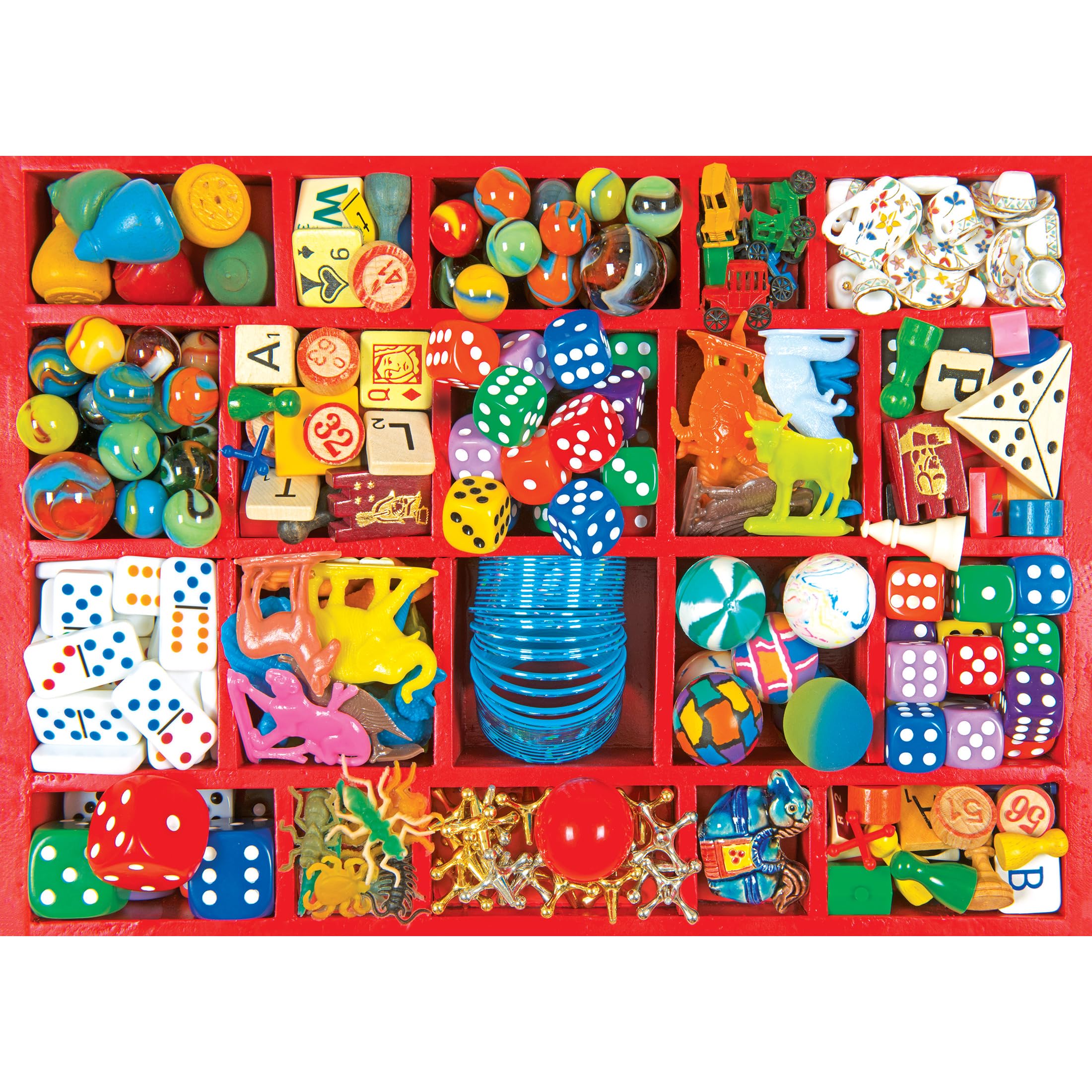 Amazon.com: RoseArt - Kodak Premium - Vintage Toy Box - 3000 Piece