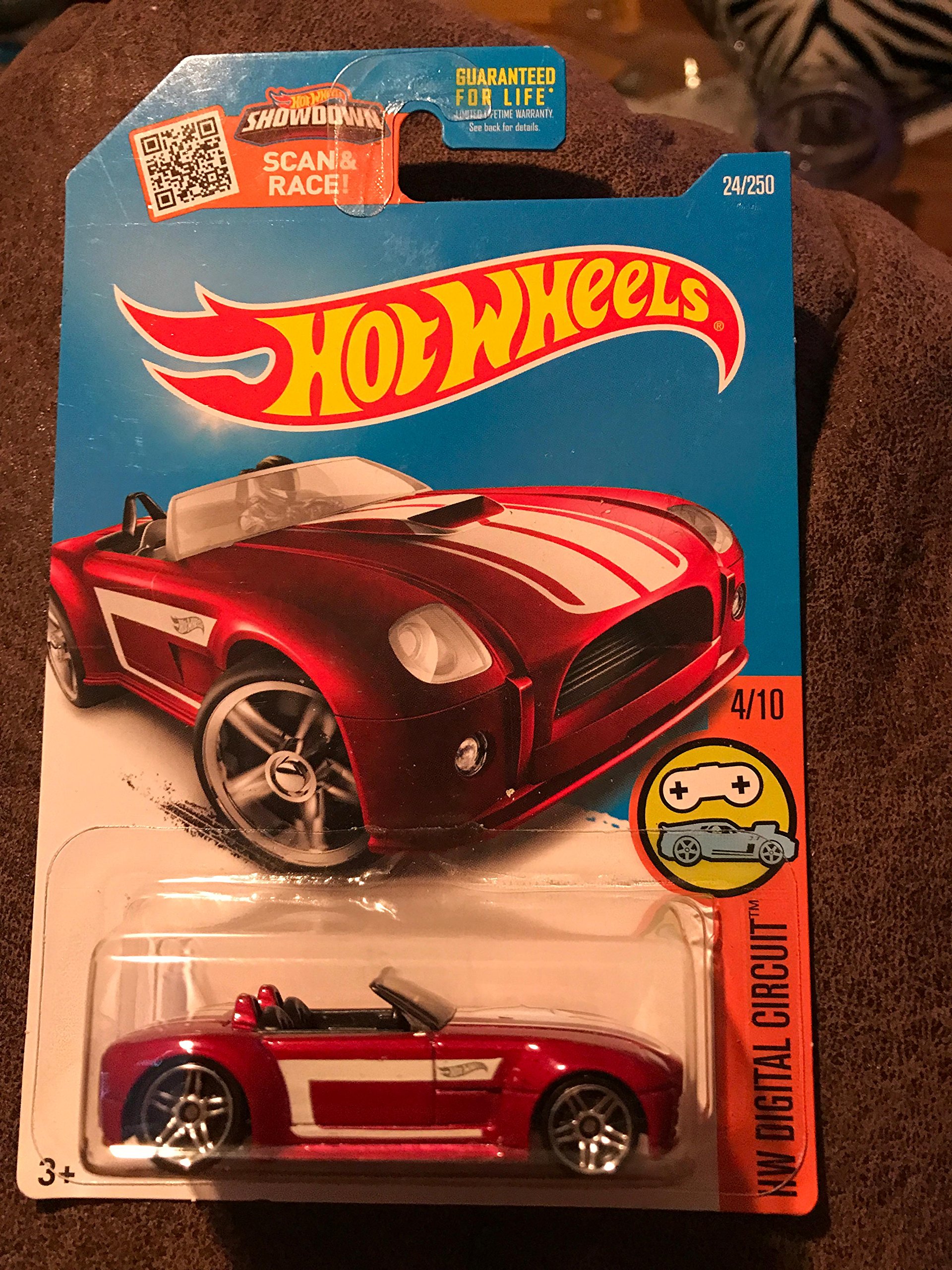 Amazon.com: hot wheels red ford shelby cobra concept hw digital