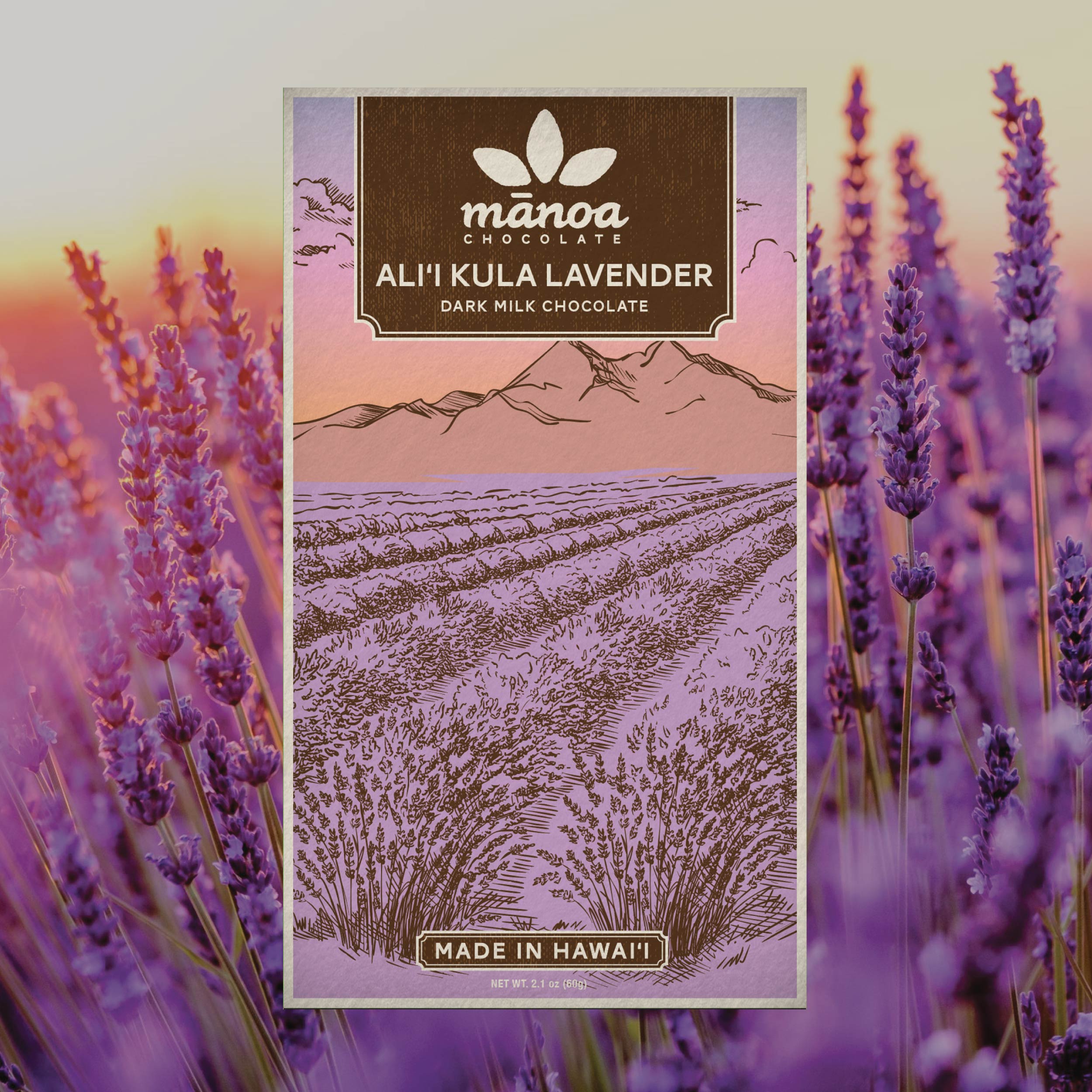Aliʻi Kula Lavender Bar – Manoa Chocolate Hawaii