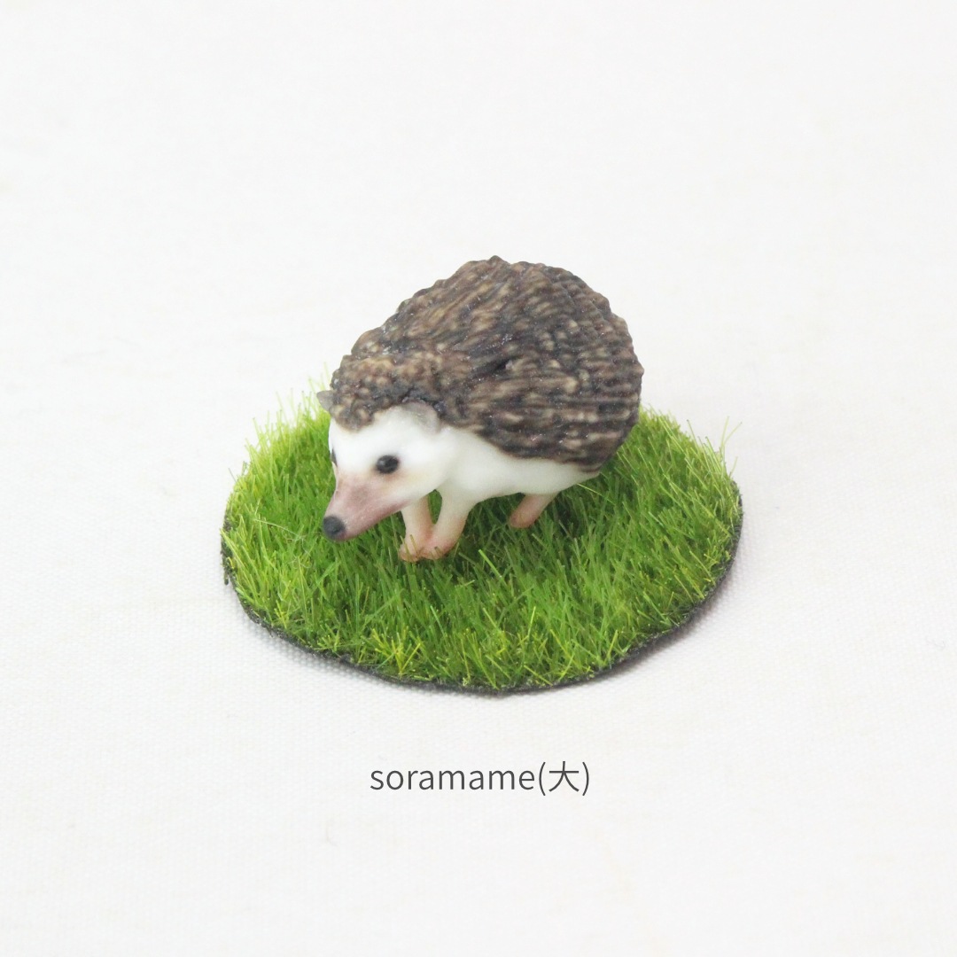 Partner's ヨツユビハリネズミ －オリジナルミニチュア3Dフィギュア