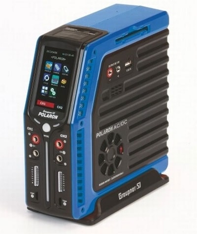 Graupner AC/DCデュアルチャンネル充電器・ポーラロン'Polaron AC/DC
