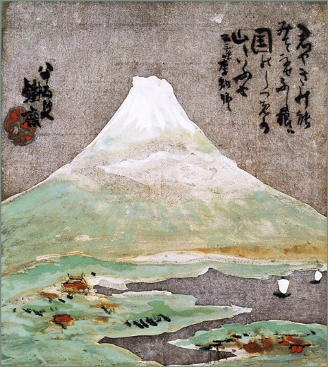 色紙 富岡鉄斎〈浮島原晴景図〉京都便利堂オンラインショップ