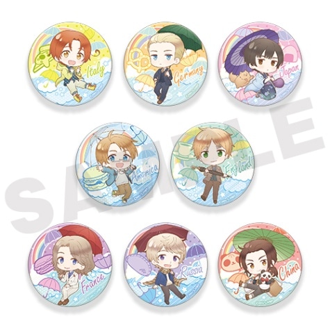 予約販売】ヘタリア World☆Stars-トレーディング缶バッジ[ドレセレ