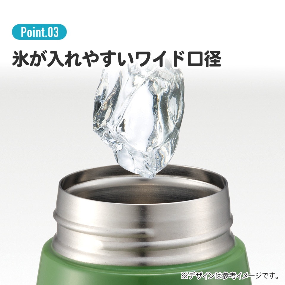 ワンプッシュステンレスボトル 480ml パンダコパンダ／STOT5_4973307635595
