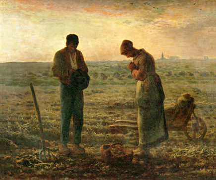 晩鐘 The Angelus, 1858-59 | ジャン＝フランソワ・ミレー Jean