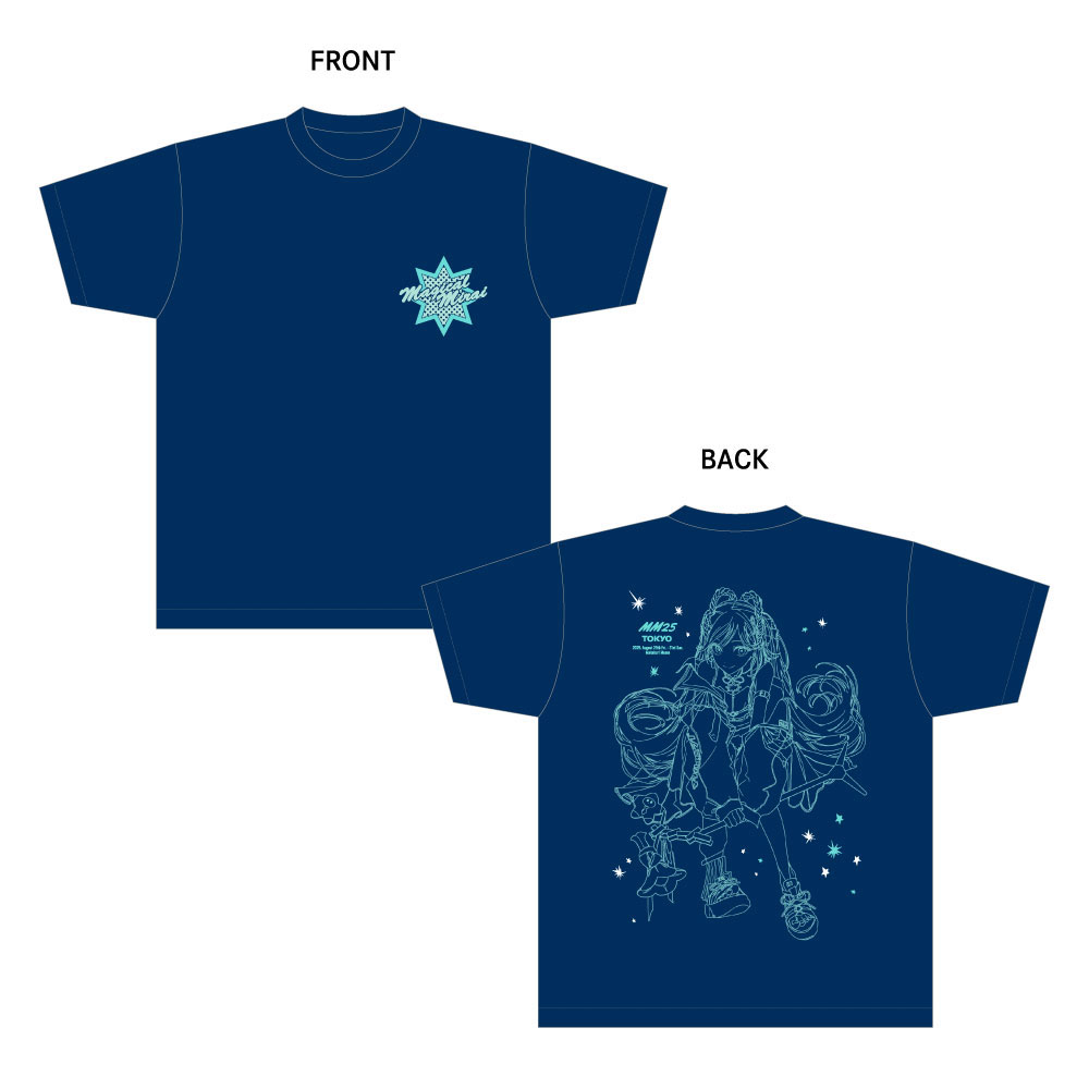 グッズ]マジカルミライ 2025 オフィシャルTシャツ TOKYO ver.｜初音