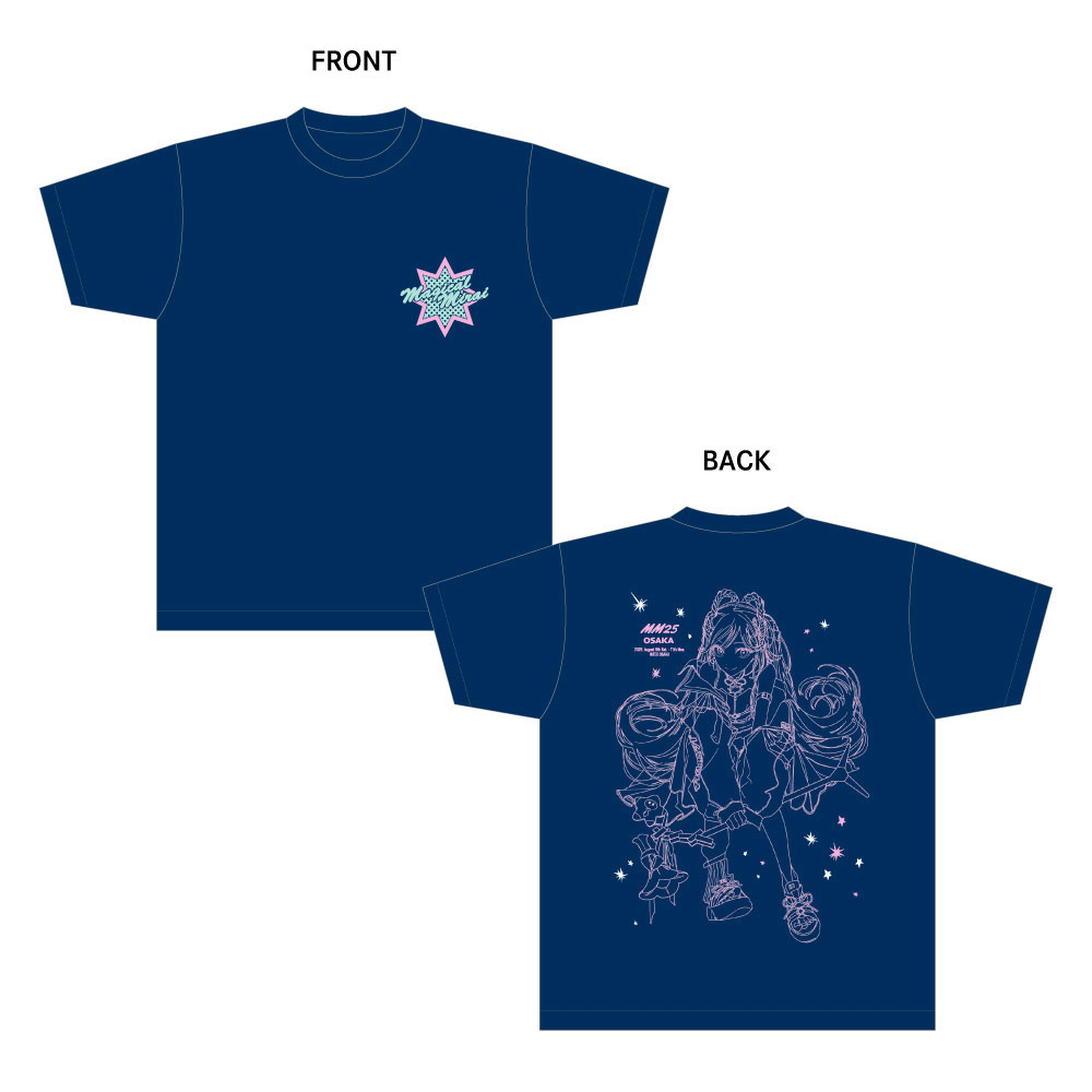 グッズ]マジカルミライ 2025 オフィシャルTシャツ OSAKA ver.｜初音