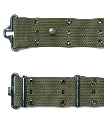 US(米軍) WWII M-1936 コットン・ピストルベルト/ OD色/実物・極上