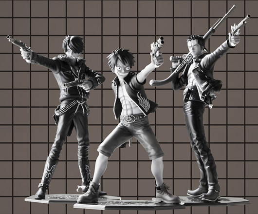 ワンピースDPCFフィギュア 三銃士Ver1.5 【マックスリミテッド】