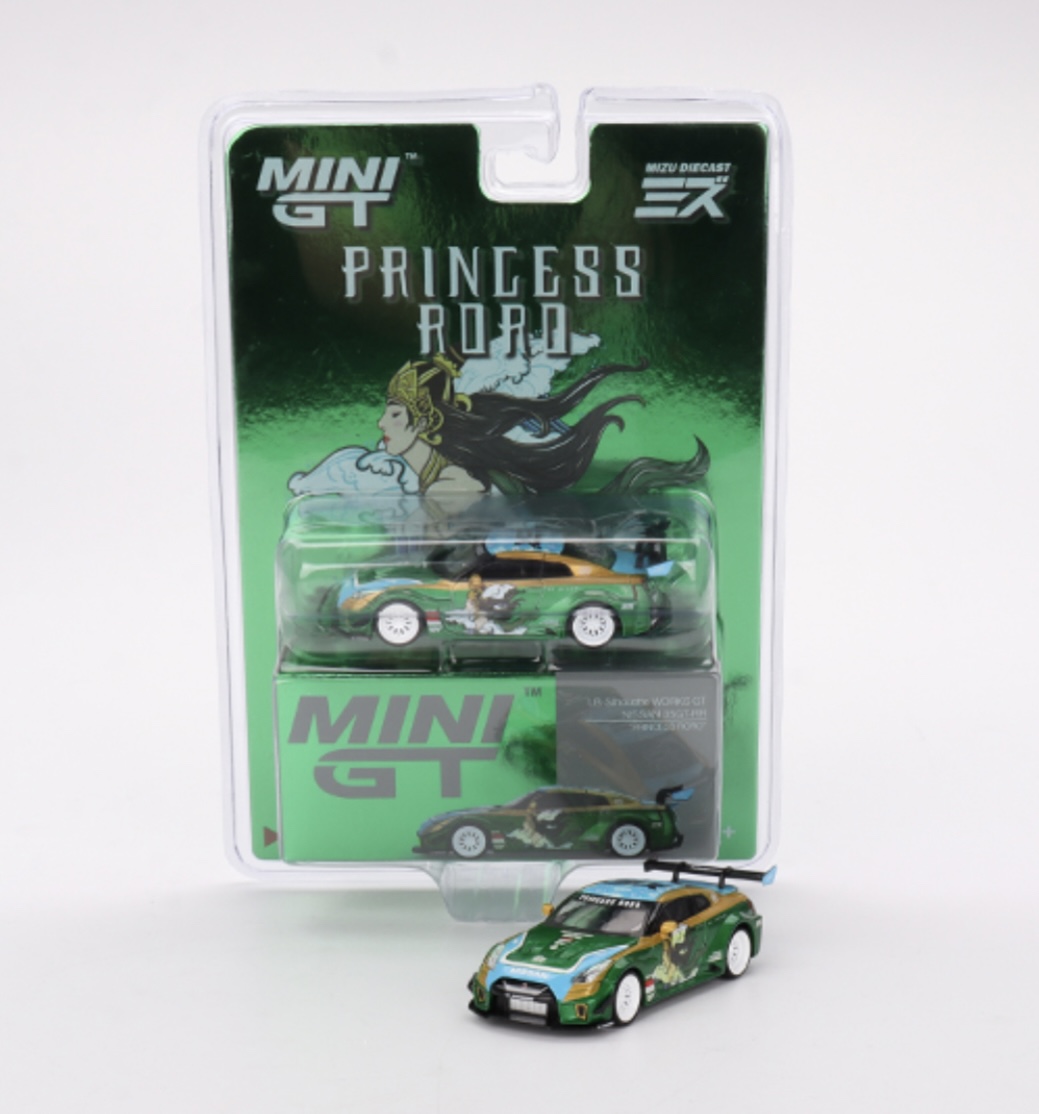 Mini GT NISSAN 35GT-RR PRINCESS RORO Mizu #650 – MgMinis Diecast