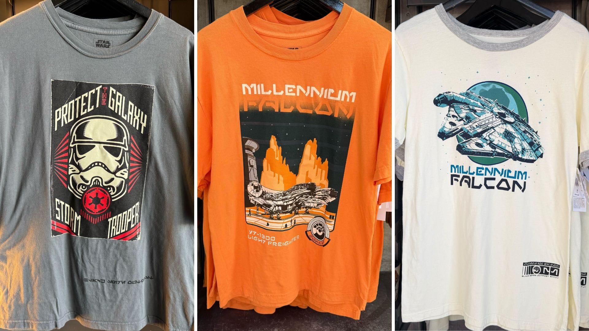 Star Wars: Galaxy's Edge Millennium Falcon and Stormtrooper T