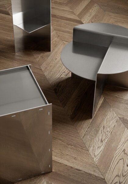Frama Rivet side table, aluminium | Finnish Design Shop