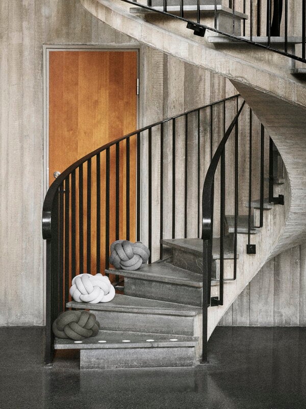 Design House Stockholm Knot cushion, grey | Finnish Design Shop