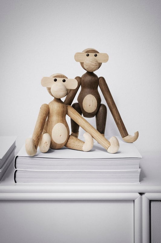 Kay Bojesen Denmark Wooden Monkey, small, oak - maple | Finnish