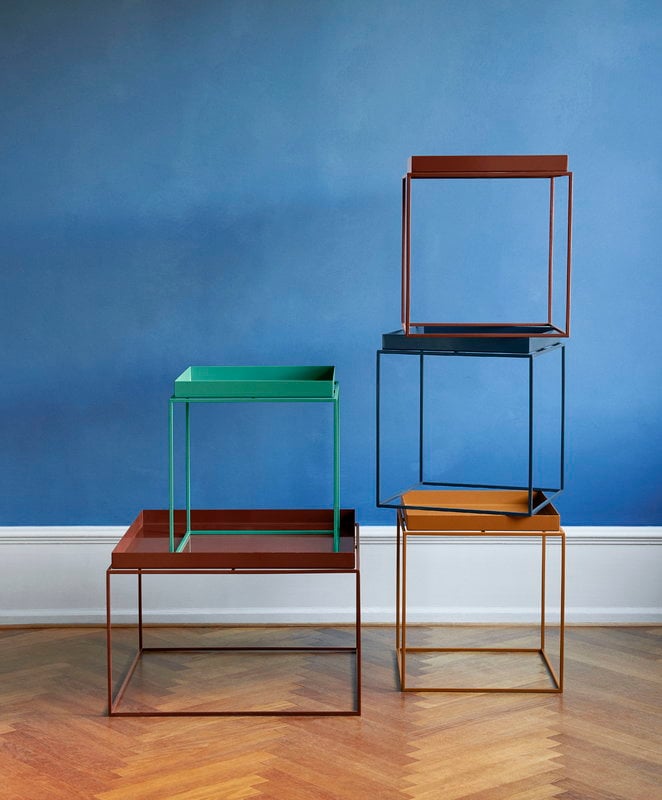 HAY Tray table medium square, peppermint | Finnish Design Shop