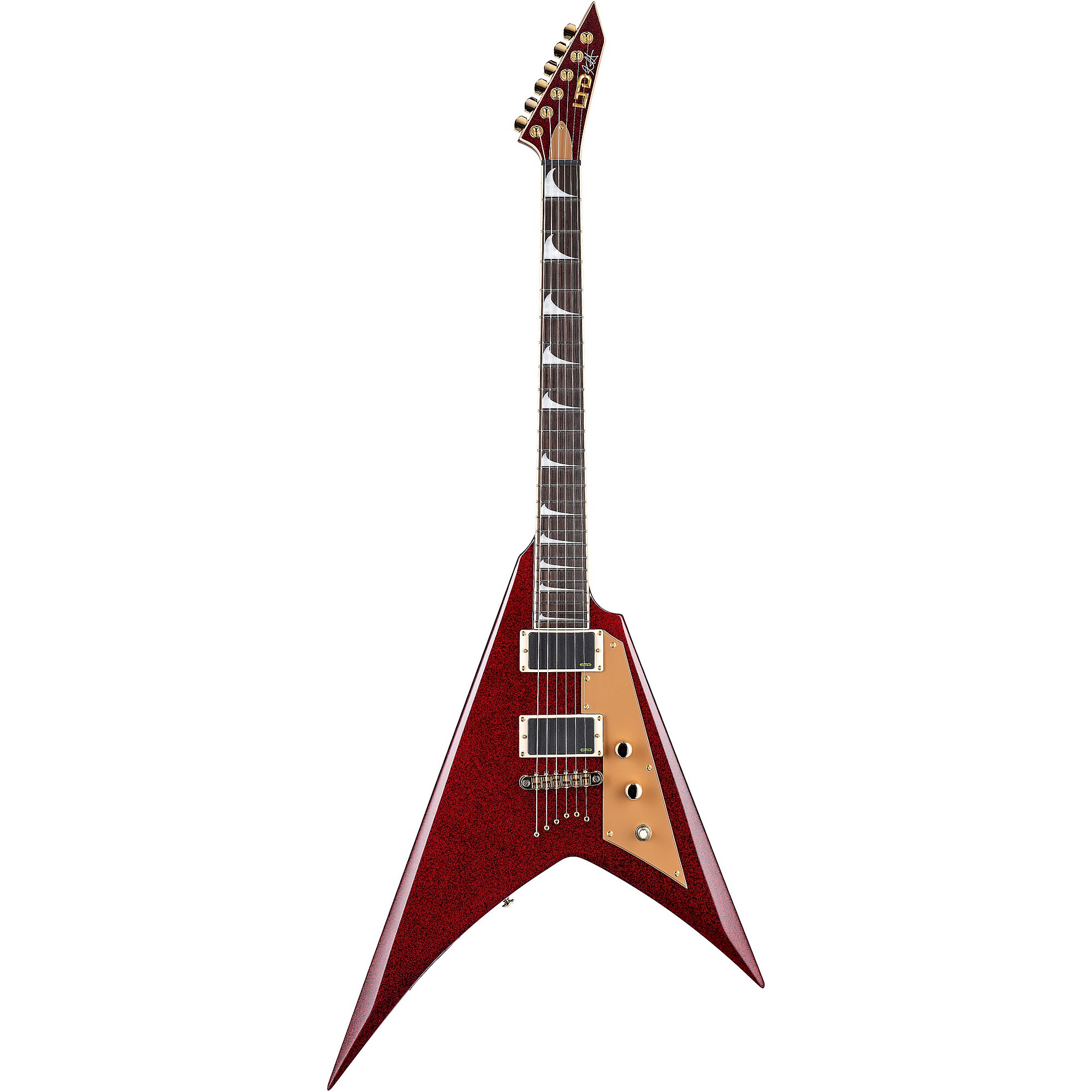 ESP LTD Kirk Hammett Signature KH-V Electric Guitar Red Sparkle
