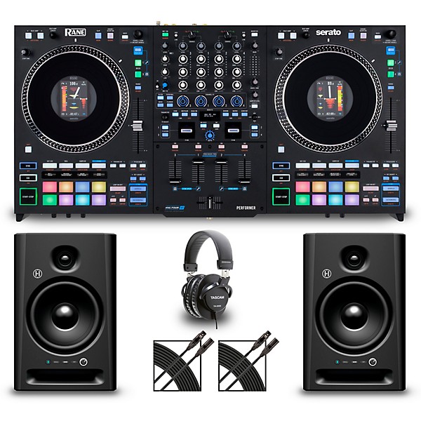RANE PERFORMER Home Scratch Bundle with Studio Monitors and