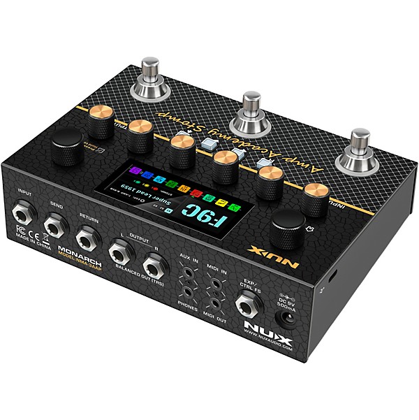 NUX Amp Academy Stomp Compact Modeler and Amp Profile Loader Pedal
