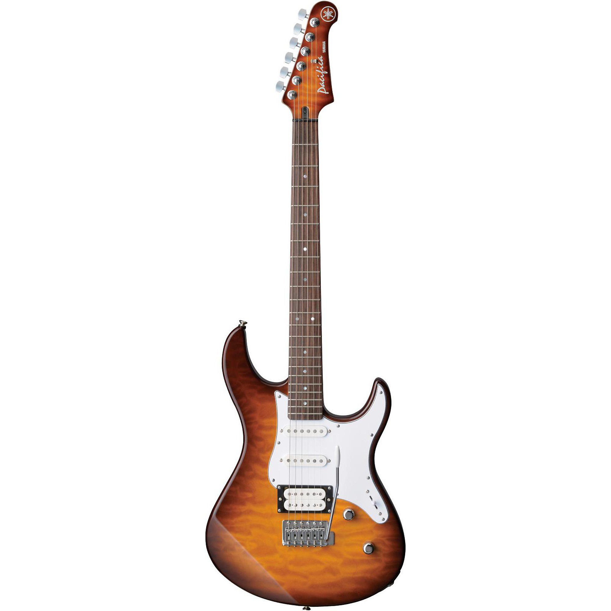 Yamaha PAC212V Quilted Maple Top Electric Guitar Tobacco Brown