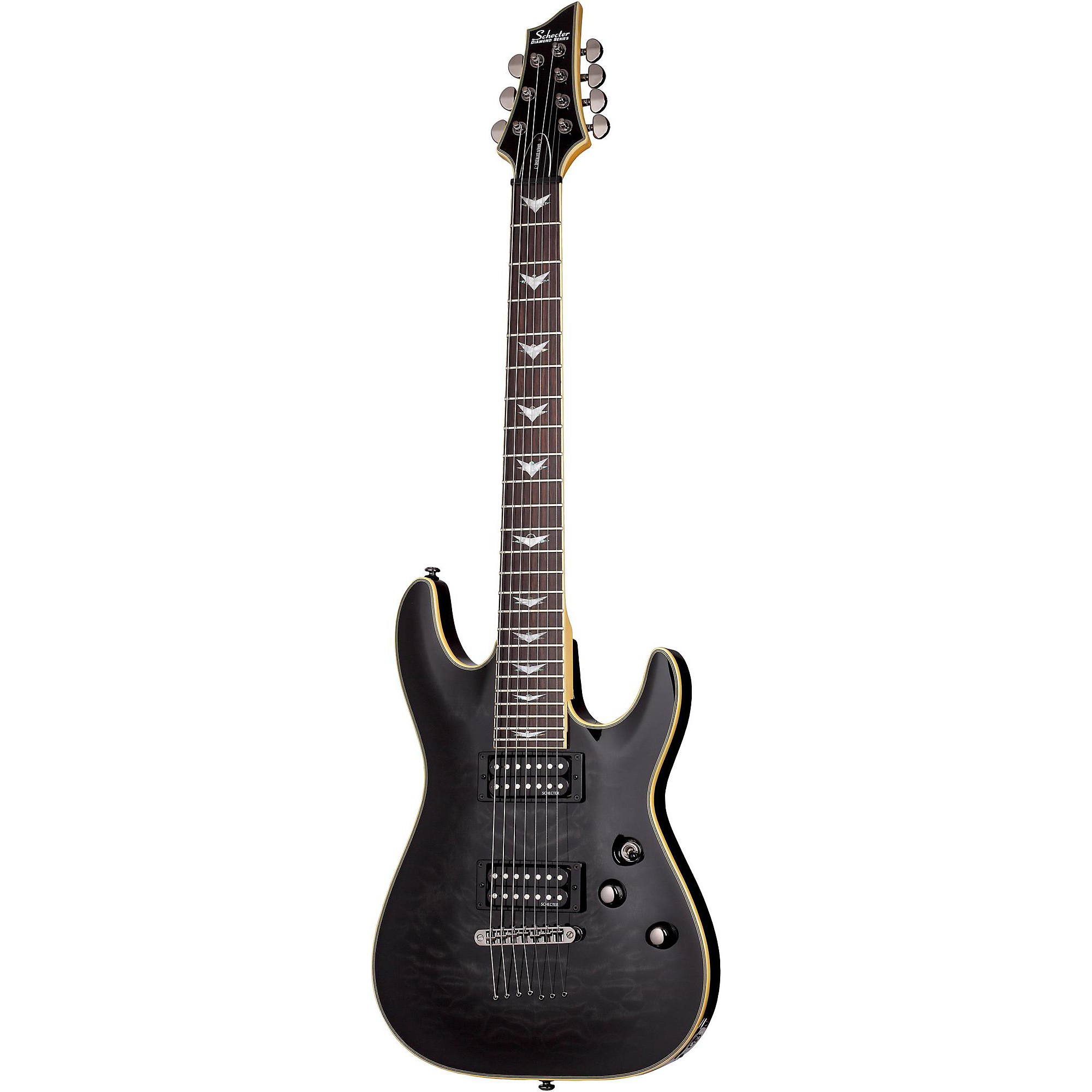 Schecter Guitar Research Omen Extreme-7 Electric Guitar See-Thru