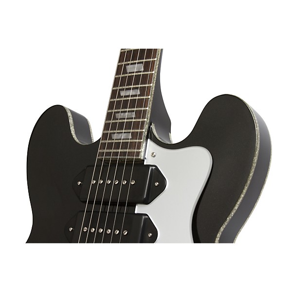 Open Box Epiphone Limited Edition Riviera Custom P93 Black Royale