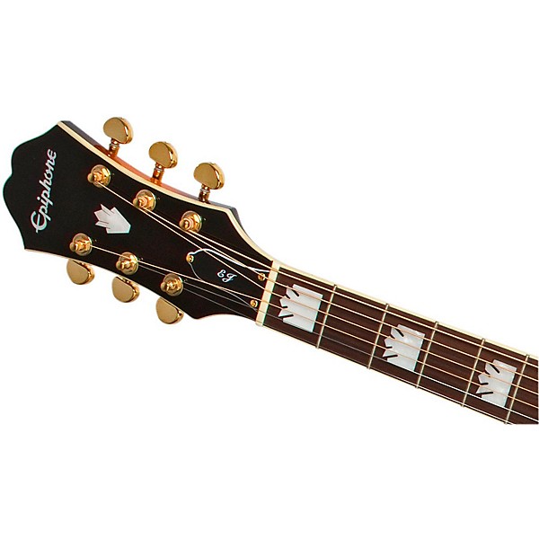 Epiphone J-200 EC Studio Left-Handed Acoustic-Electric Guitar