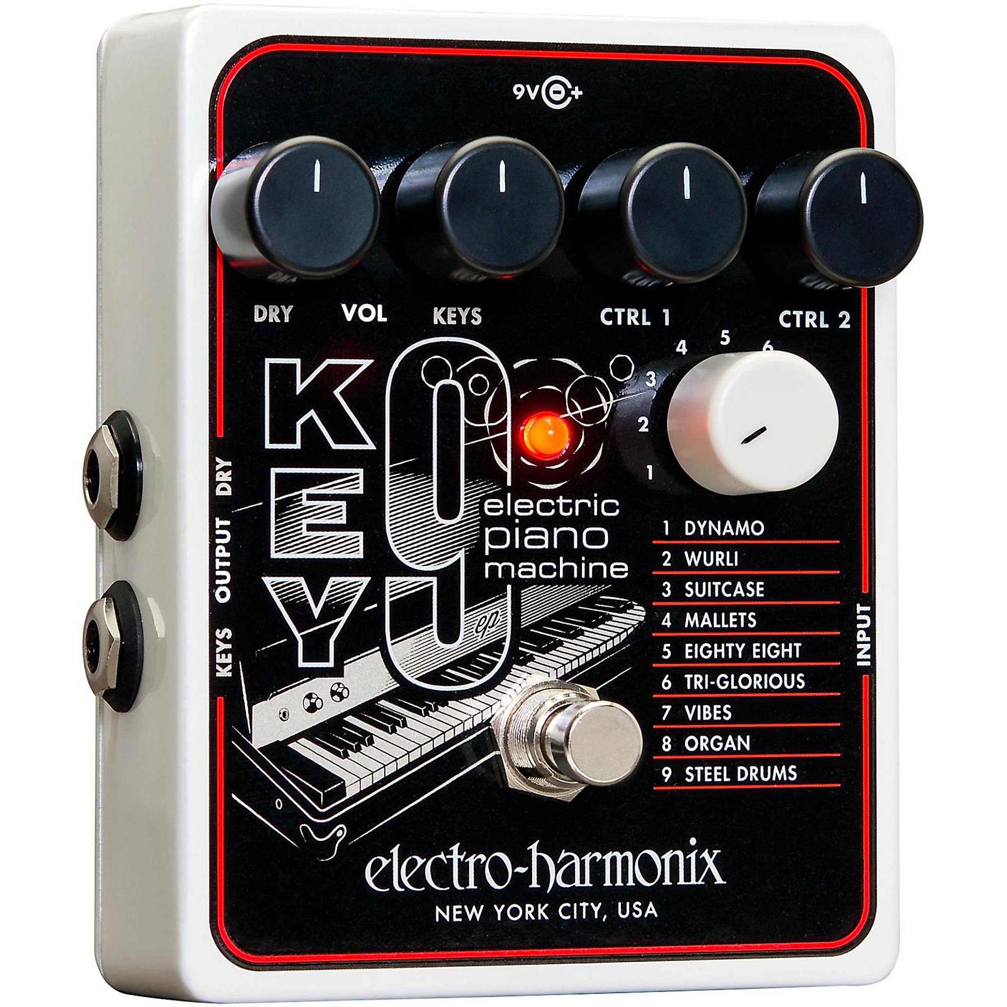 Electro-Harmonix KEY9 Electric Piano Machine Guitar Pedal | Guitar
