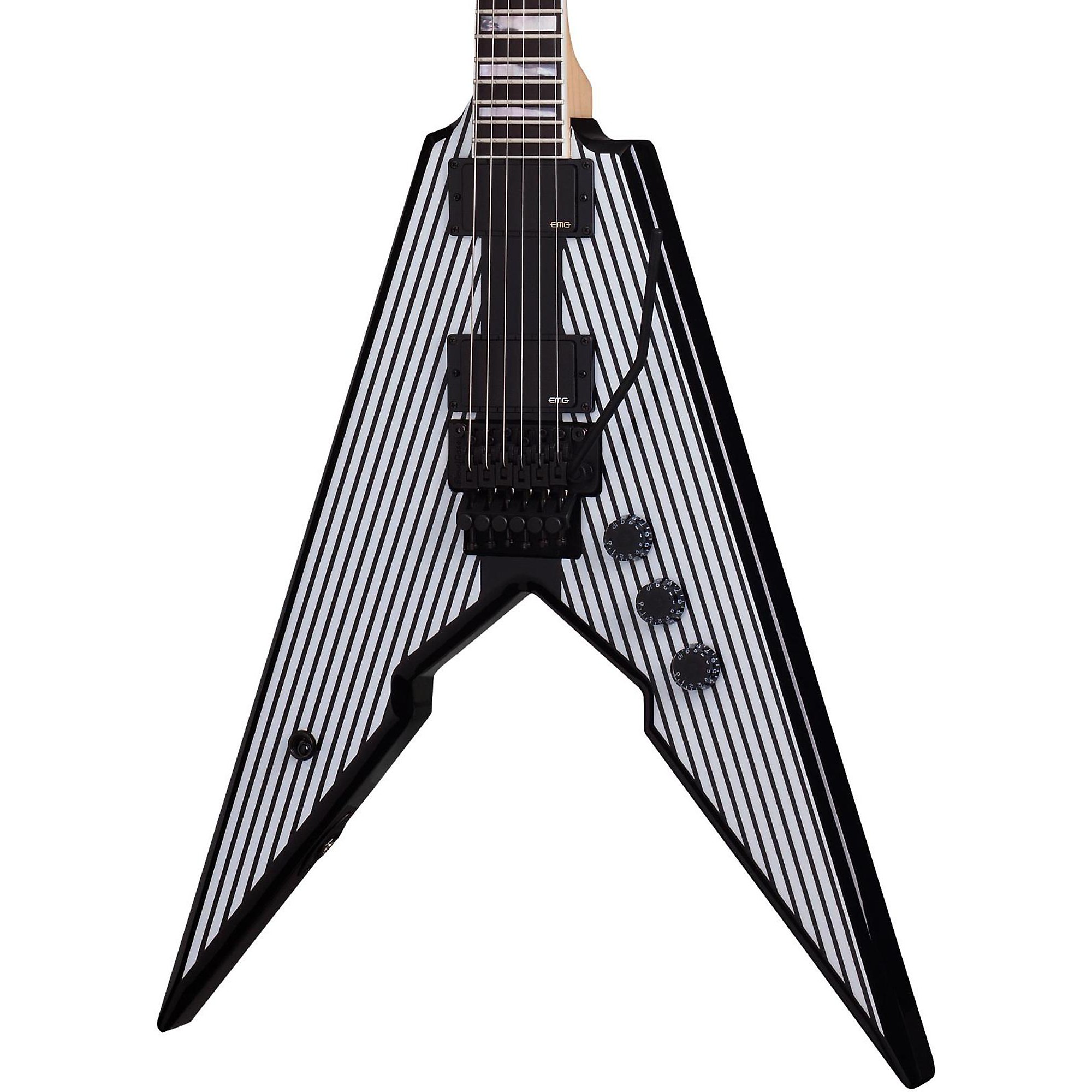Open Box Wylde Audio Viking with Floyd Rose Electric Guitar Black