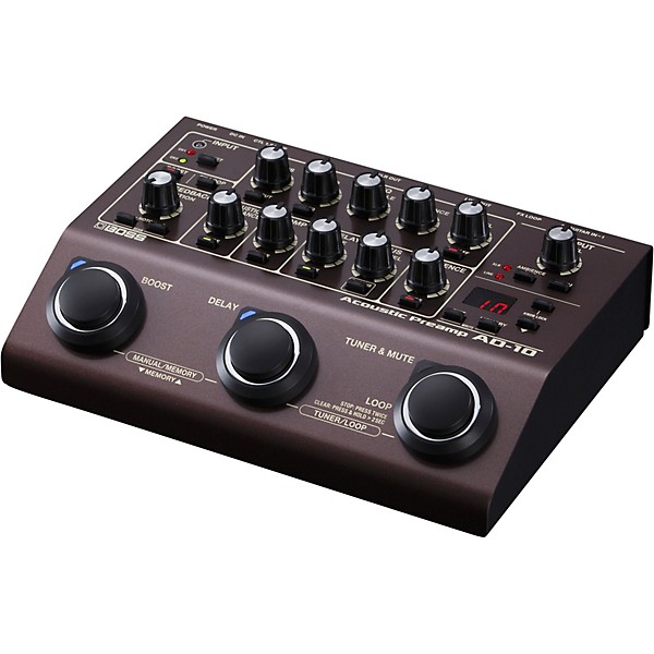 BOSS AD-10 Acoustic Guitar Multi-Effects Pedal Brown | Guitar Center