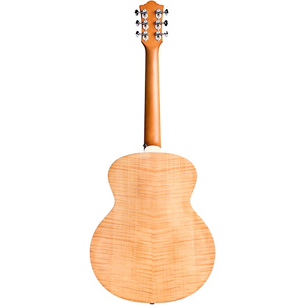Guild Jumbo Junior Flamed Maple Acoustic-Electric Guitar Natural