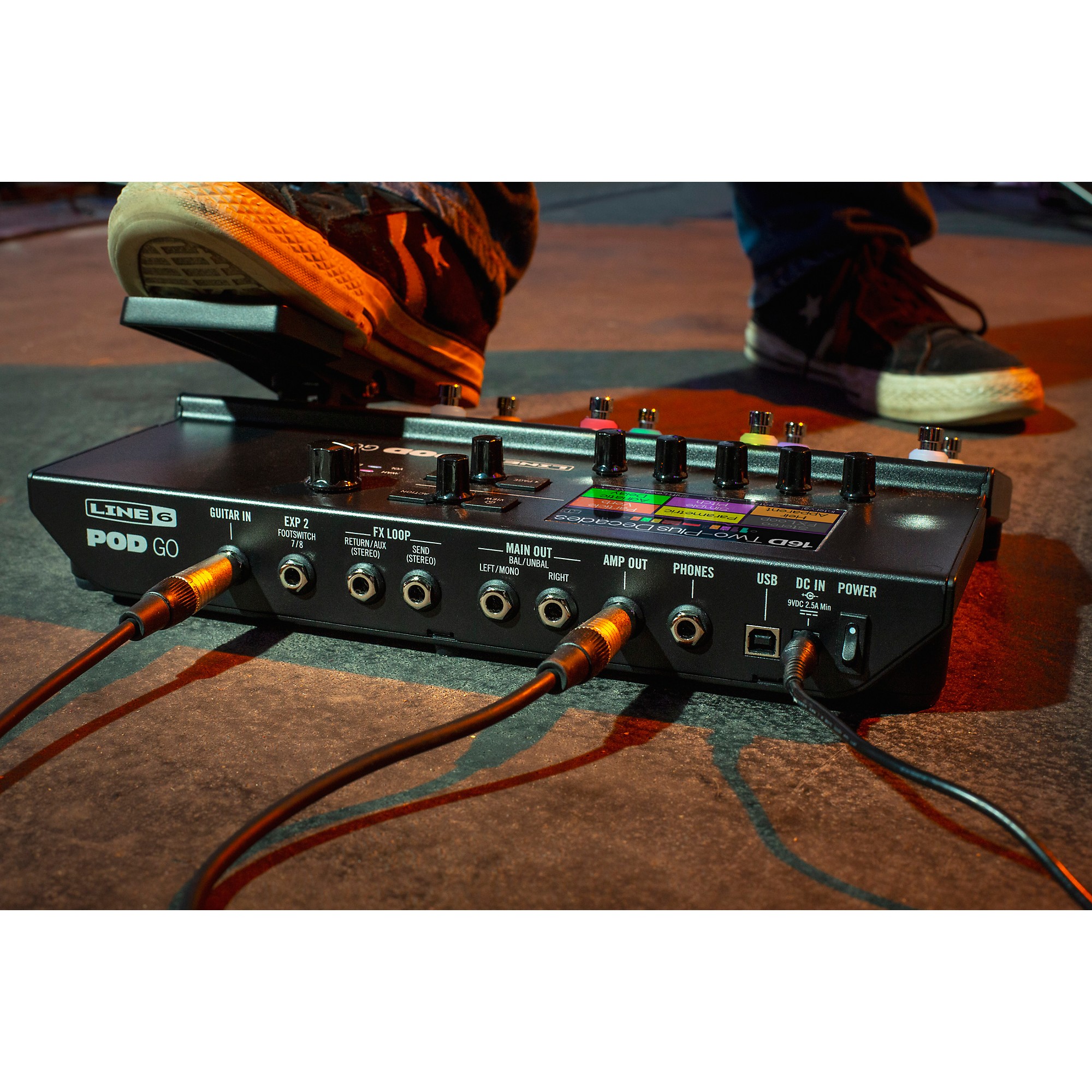 Line 6 POD Go Guitar Multi-Effects Processor - Black | Guitar Center