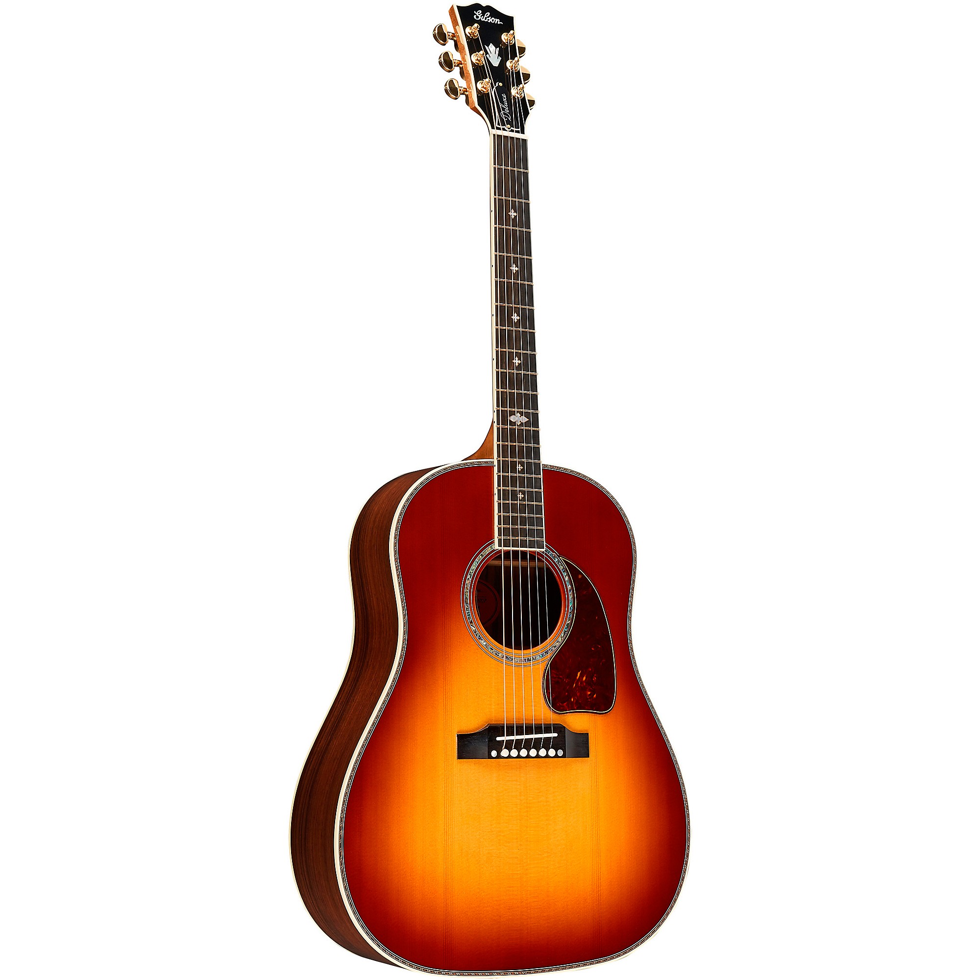 Platinum Gibson J-45 Deluxe Rosewood Acoustic-Electric Guitar