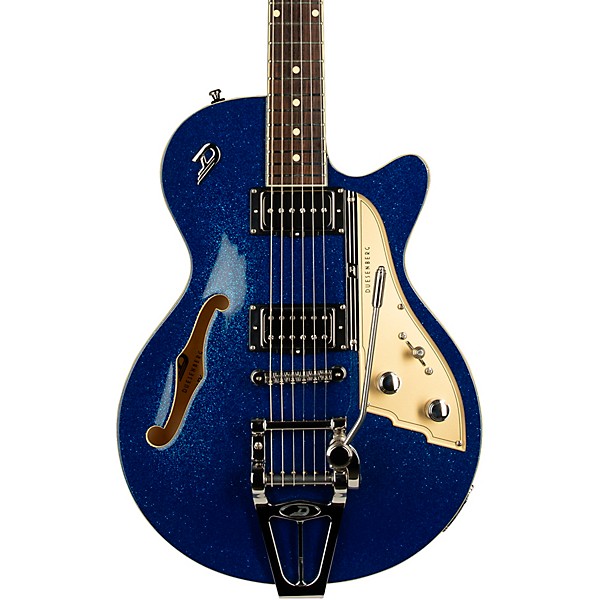 Platinum Duesenberg Starplayer TV Semi-Hollow Electric Guitar Blue