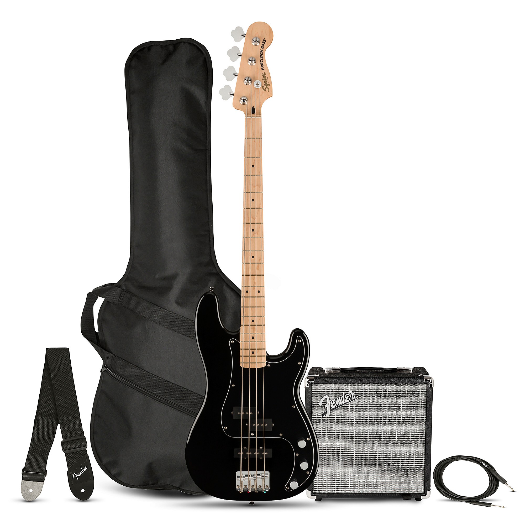 Squier Affinity Series PJ Bass Maple Fingerboard Pack With Fender